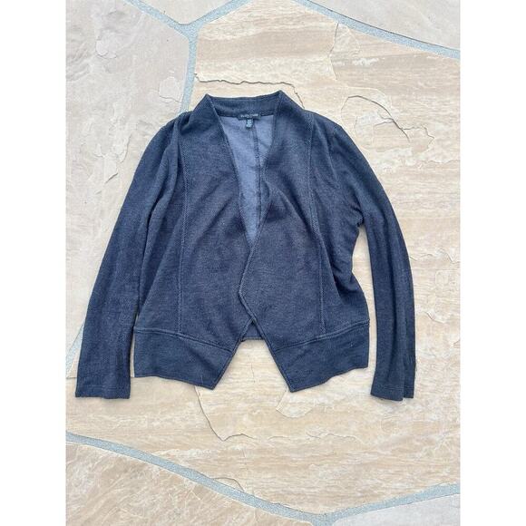 Eileen Fisher Cardigan Womens PL Gray Micromodal Long Sleeve Open Front - Picture 1 of 5